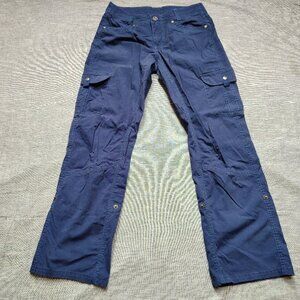 Kuhl Women's Navy Straight Leg Cargo Pants